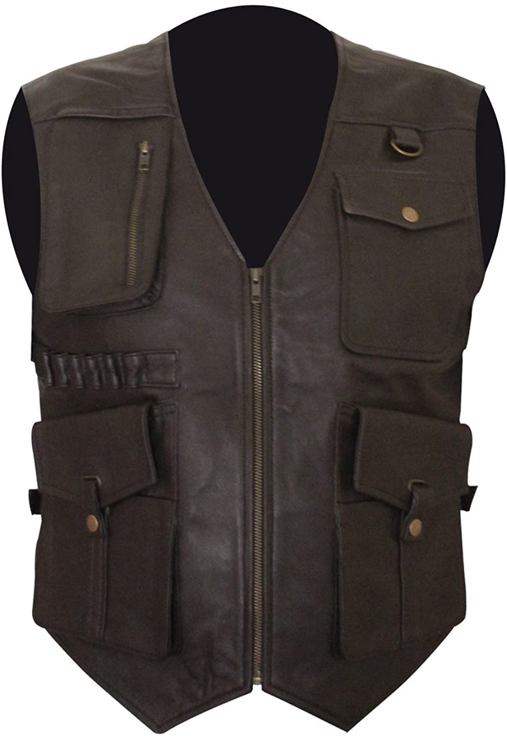 leather vest for men, Zip Up Outfits Biker Leather, Chris Pratt