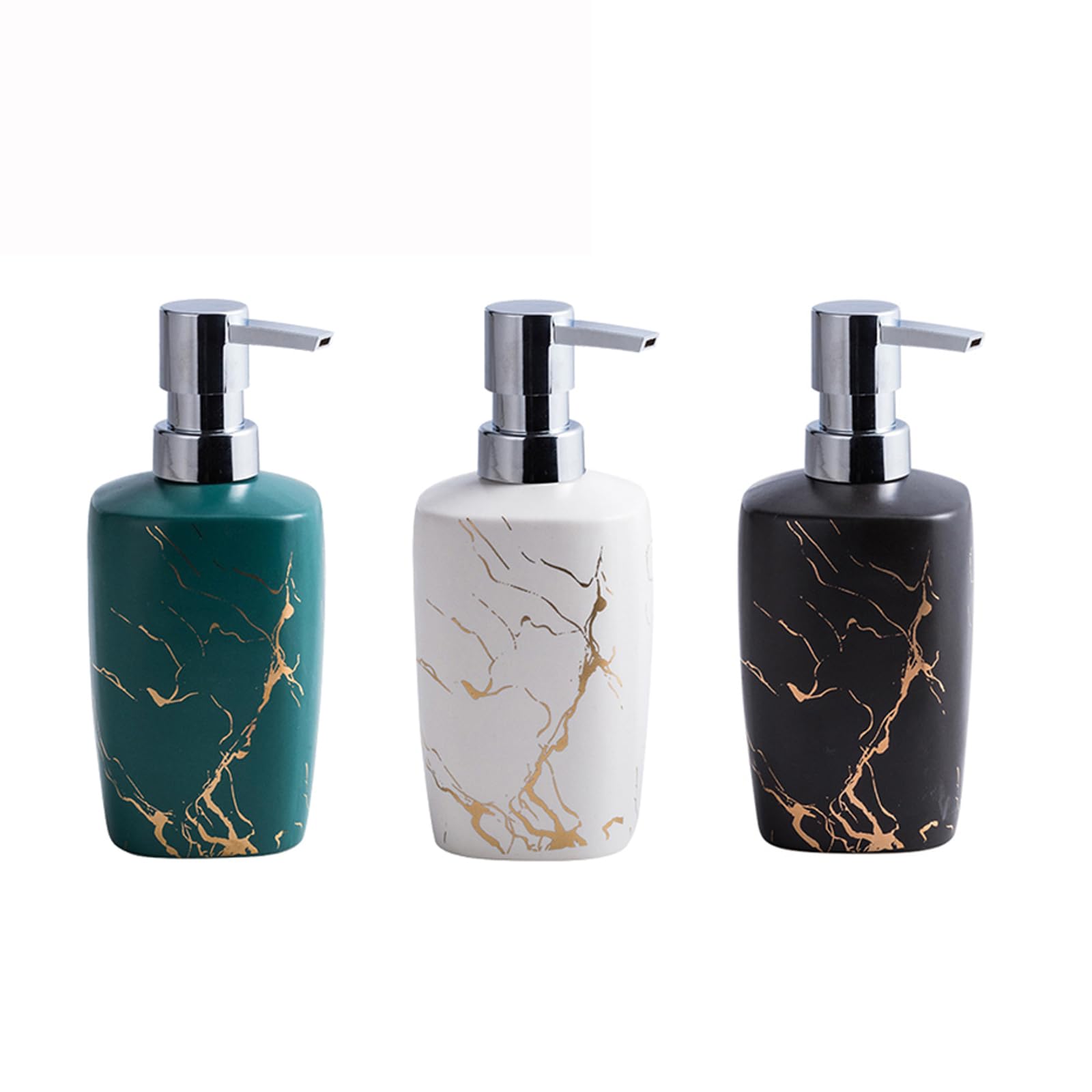 Dispenser di Sapone in ceramica/350ml,Pompa a Bottiglia,Distributore di emulsione,Distributore di igienizzante Mani,Utilizzato in lozioni,lavaggi per Il Corpo,disinfettanti per Le Mani