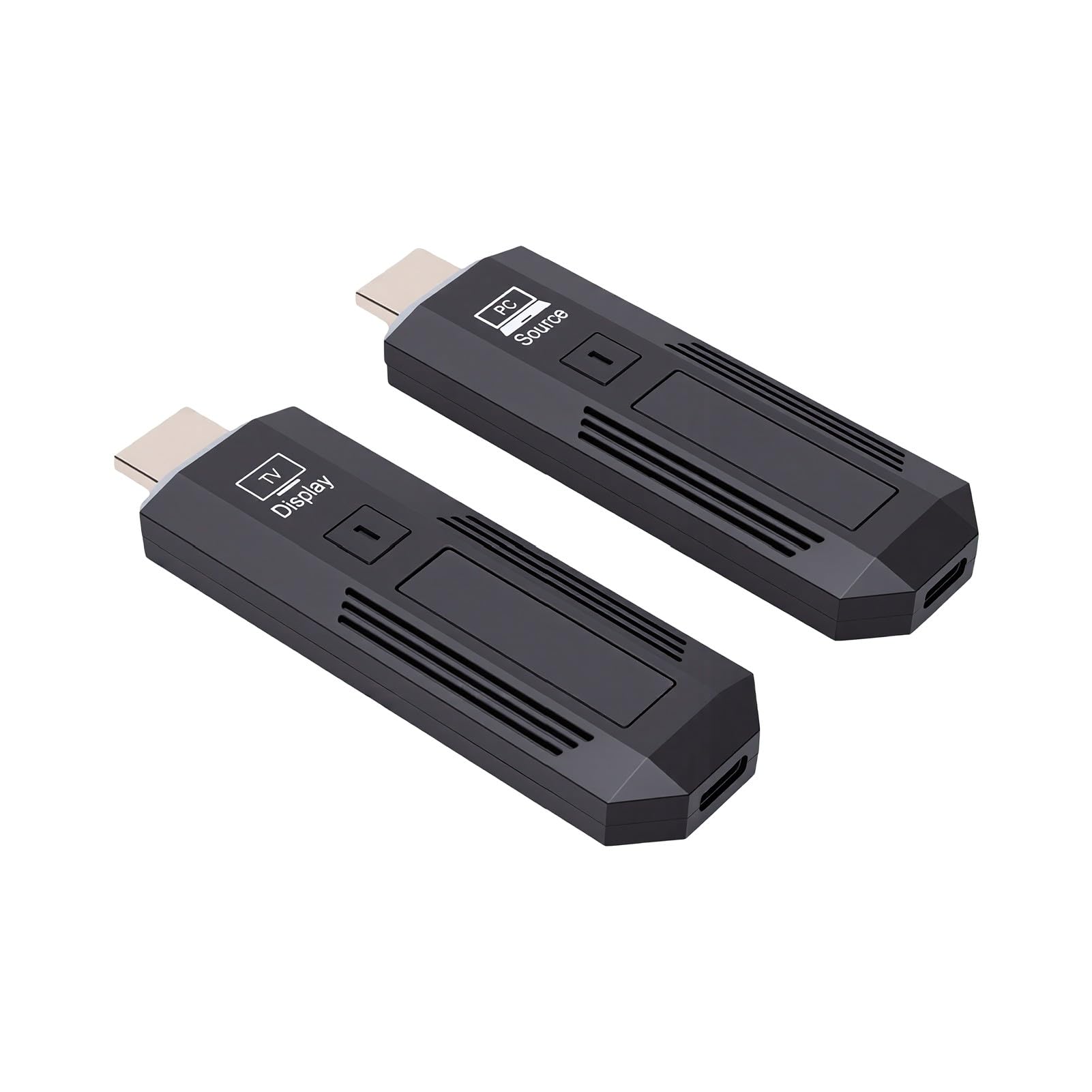 Annadue Ricevitore Trasmettitore Video Wireless Interfaccia Multimediale | Materiale ABS, Doppia Banda 2.4G/5.8G, Plug and Play per Laptop, TV Box, Proiettore