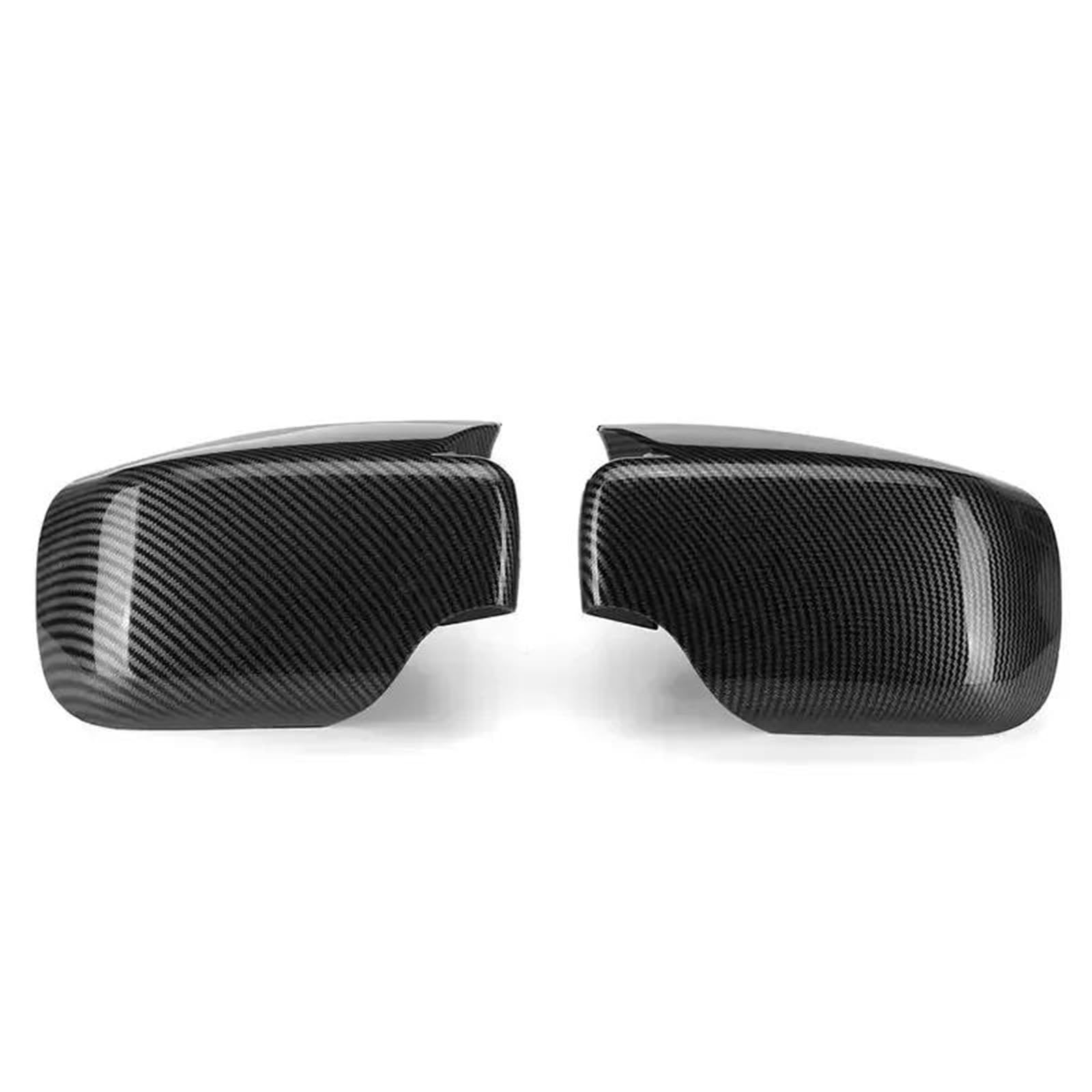 For 3 Series E46 1998-2005 E39 1996-2003 LHD Car Sticker Rearview Side Mirror Cover Wing Cap Exterior Case Trim(Carbon)