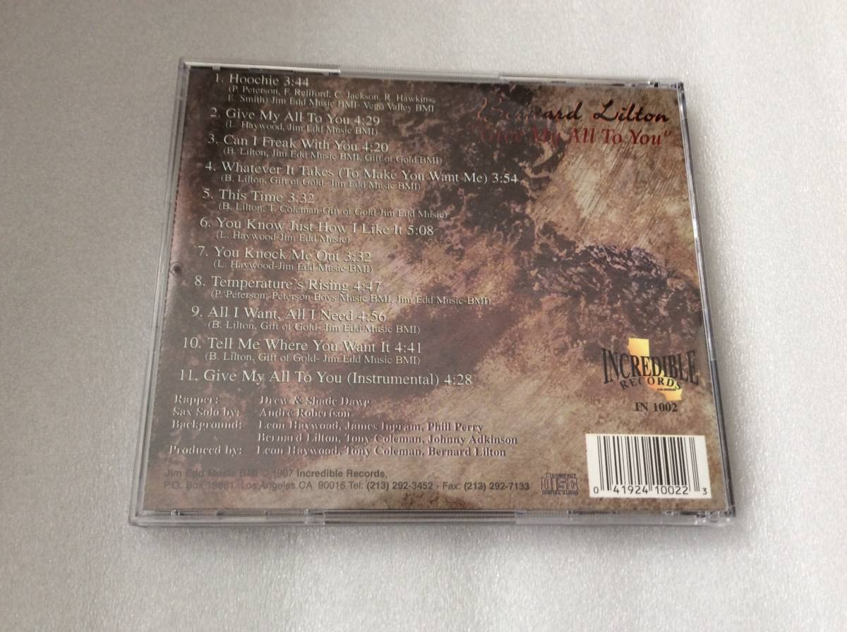 Amazon.co.jp: GIVE MY ALL TO YOU BERNARD LILTON/dj muro kiyo koco