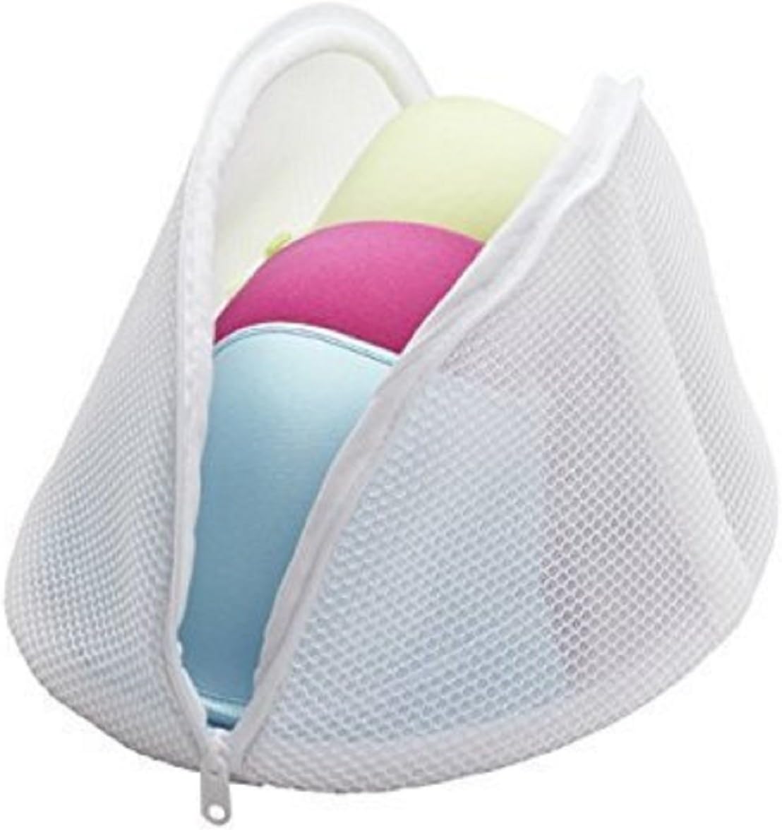 LEMISH Mesh Garment & Bra Laundry Bag Bra, Washing Bag for Washing Machine/Dryer Lingerie Washer, Baby Clothes, Underwear, Travel Double Layer Mesh Bra Underwear Washing Clothes (Multicolored - Pack of 1)