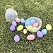 Jumbo Easter Egg Container with 17 Large Plastic Easter Eggs to fill | Giant Easter Egg Set Includes one Golden Egg | Perfect Fillable Easter Egg Basket for Easter Egg Hunt and Easter Prizes