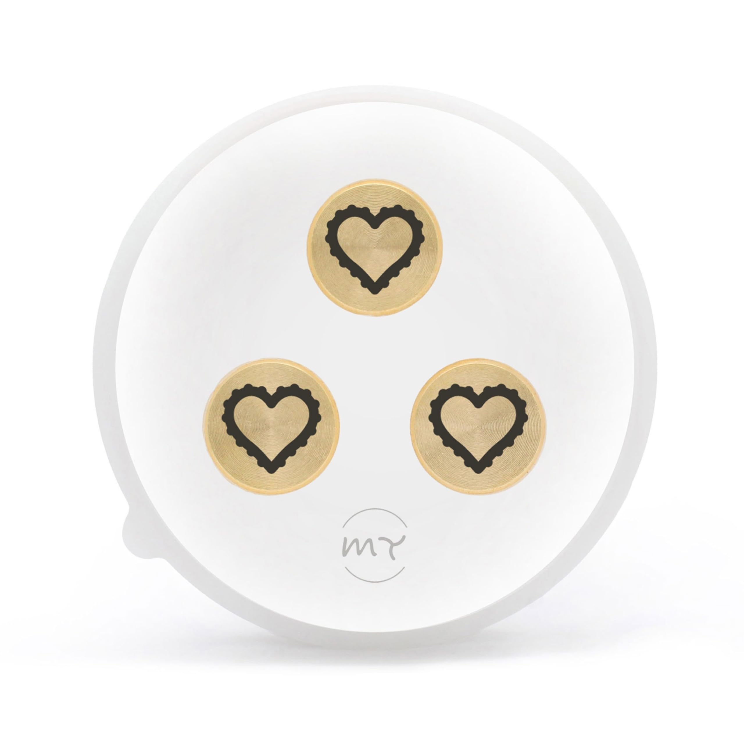 My Trafile - Trafila Linea Pro N°462 Maccherone a cuore in POM con inserti professionali compatibile con Philips Pasta Maker Avance/7000 series