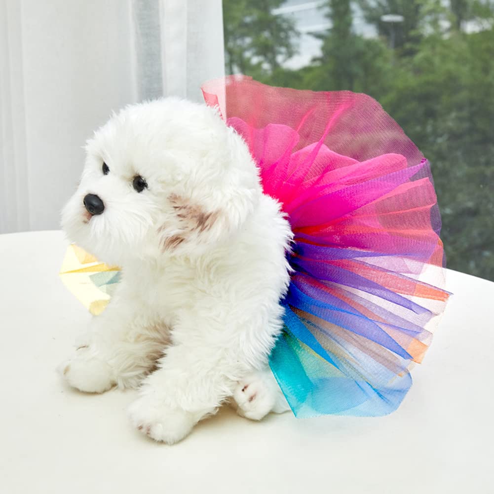 Pet Colorful Tutu Gonna Carino Compleanno Abiti Costume Pet Forniture Per Grandi Cani