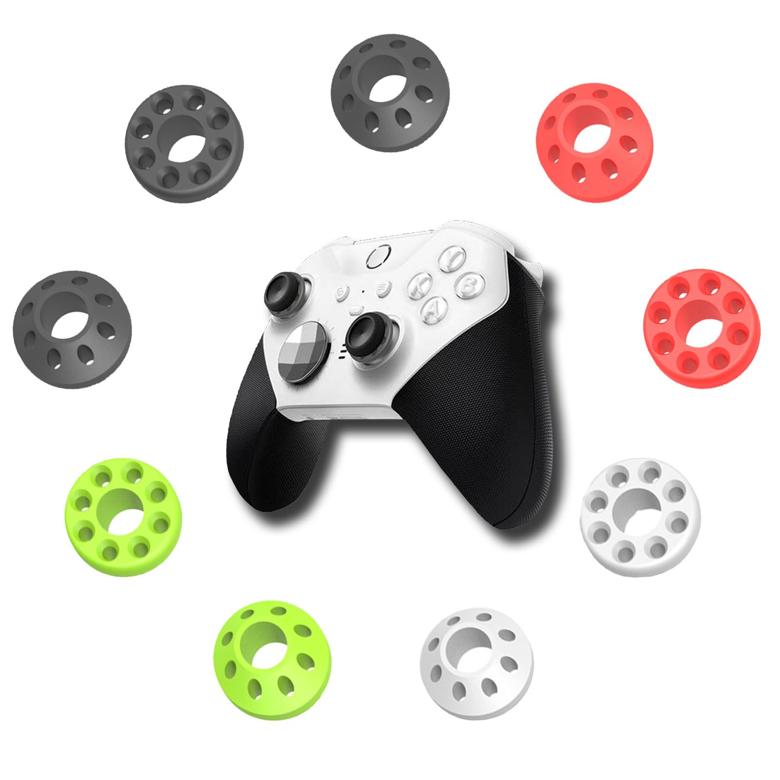 Murciful Precision Rings 9PCS Aim Assist Motion Control Rings for Playstation 4 PS4 Playstation 5 PS5 Xbox One