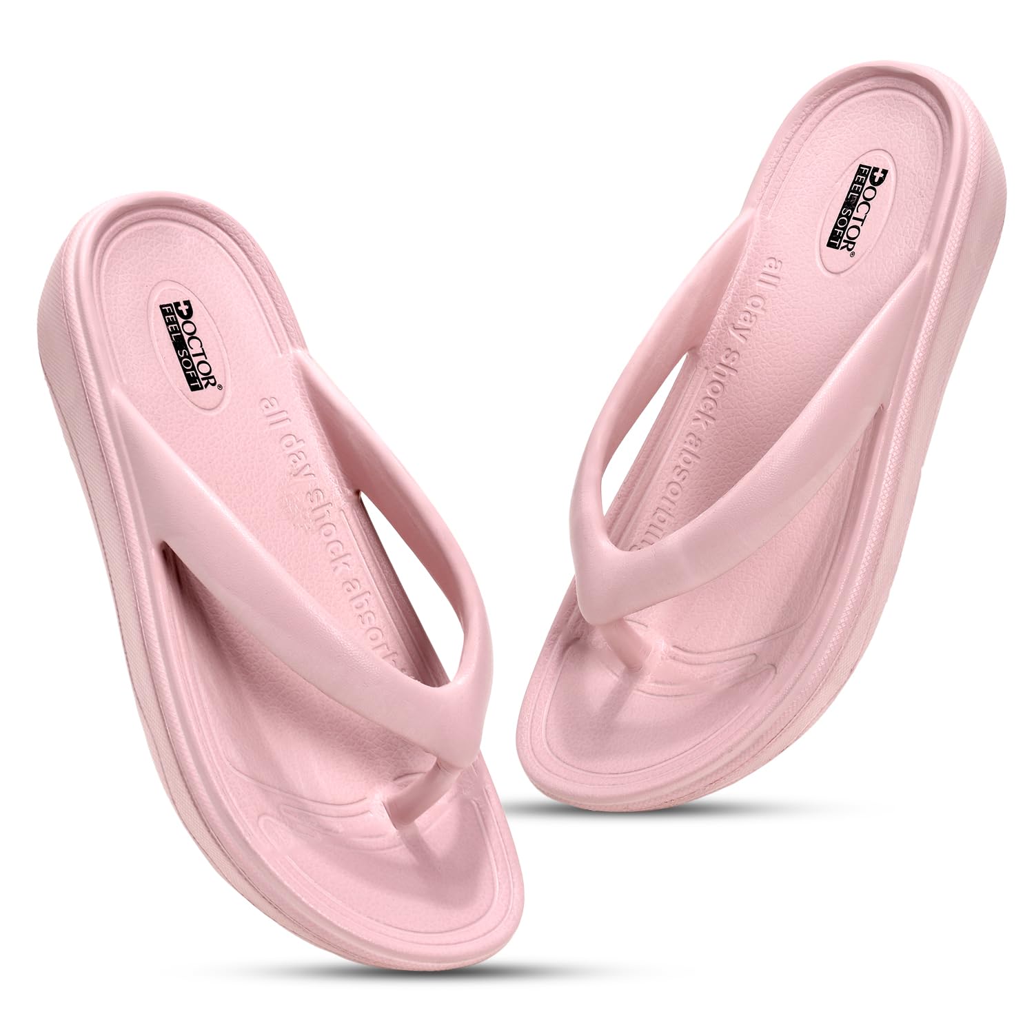 Women Comfortable Thong Slippers with Cushioned Footbed, Lightweight Everyday Wear Slippers for Indoor and Outdoor Use, Soft Strap Casual Flip Flops