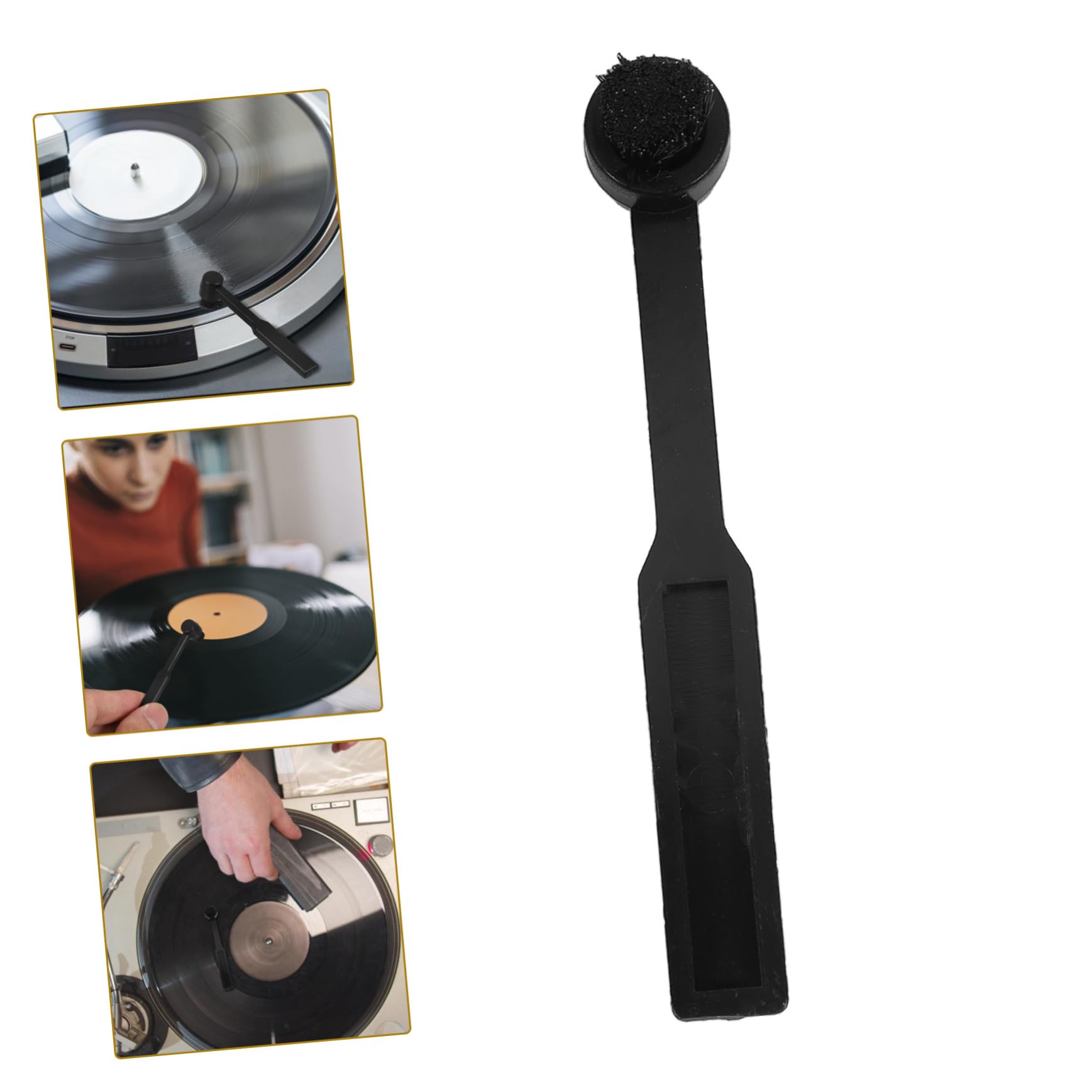 TOYANDONA 5pezzi Spazzola Per Pulizia Puntina Dischi Vinile Brush Per Aghi Di Pulizia Accessorio Per Giradischi e Stilo Design Per Migliorare La Qualità Del Suono e Rimuovere Polvere e