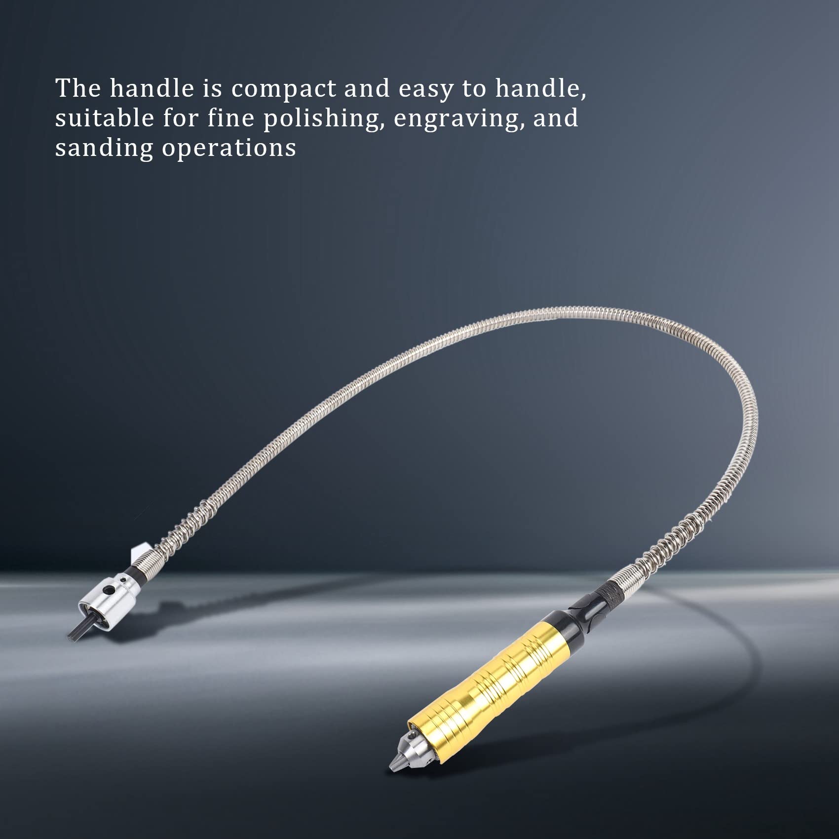 Herramienta para amoladora rotativa con eje flexible + pieza de mano de 0,3 a 6,5 mm para taladro