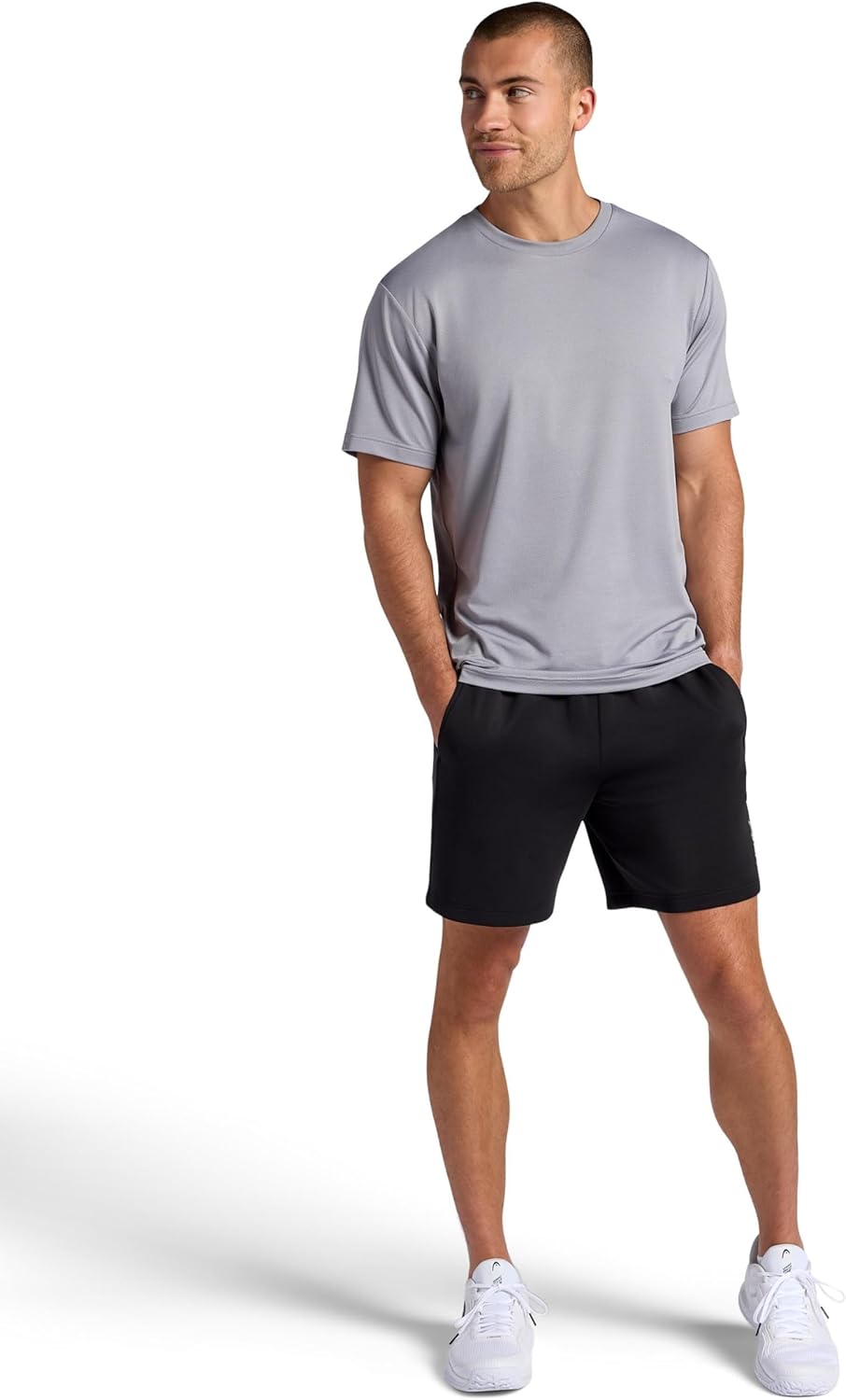 Head Men's Top Fit Short Sleeve Crewneck T-Shirt, Standard Fit, Stretch Lightweight Material