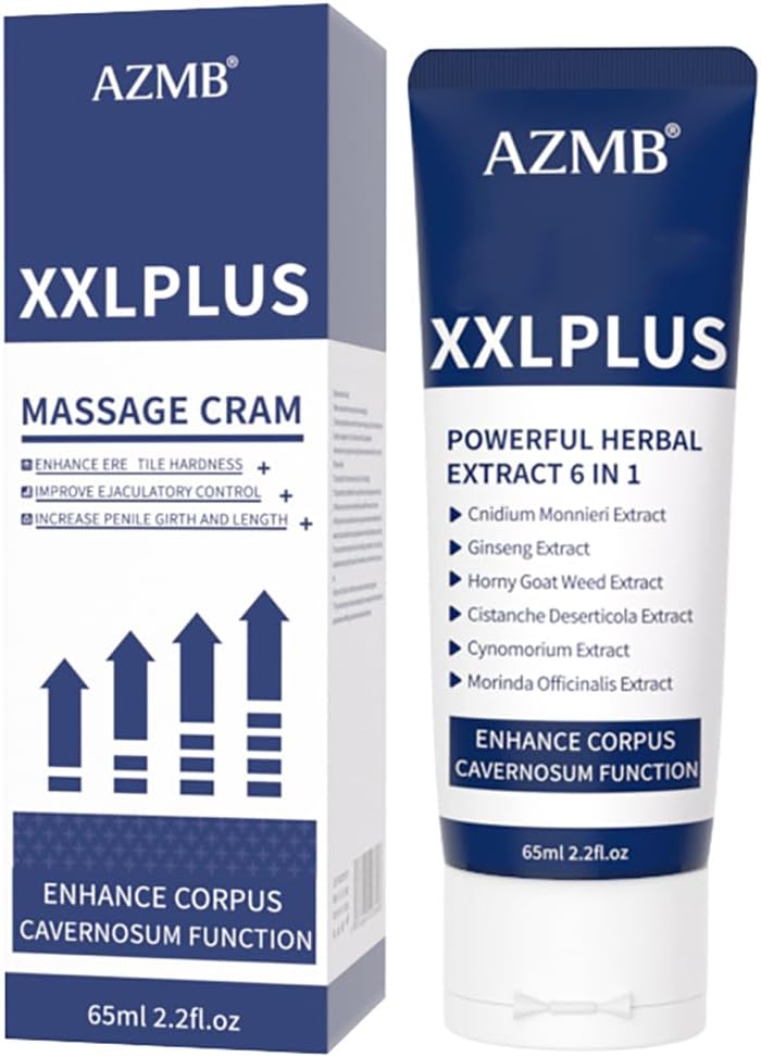 Male Enhancement Cream for Men, Body Gel for Private Part, Men's Re-Vitalize Enlargement Cream, Enhance Size and Performance – Get Bigger Thicker and Stronger (XXL PLUS)