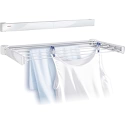 Tendedero Marta Techo Leifheit Tendedero de Pared Telegant 72 Protect, Compacto Tendal Exterior e Interior, Tenderete Extensible con 8 Varillas y 7.20 metros de Longitud, 7.2 m