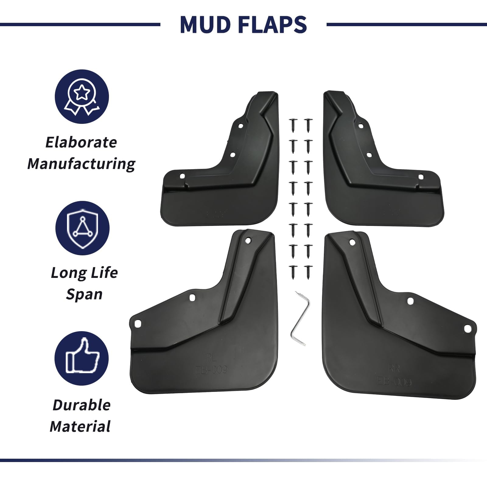 Amazon.com: Magimaker 4PCS Mud Flaps Splash Guards Mudflaps Fit