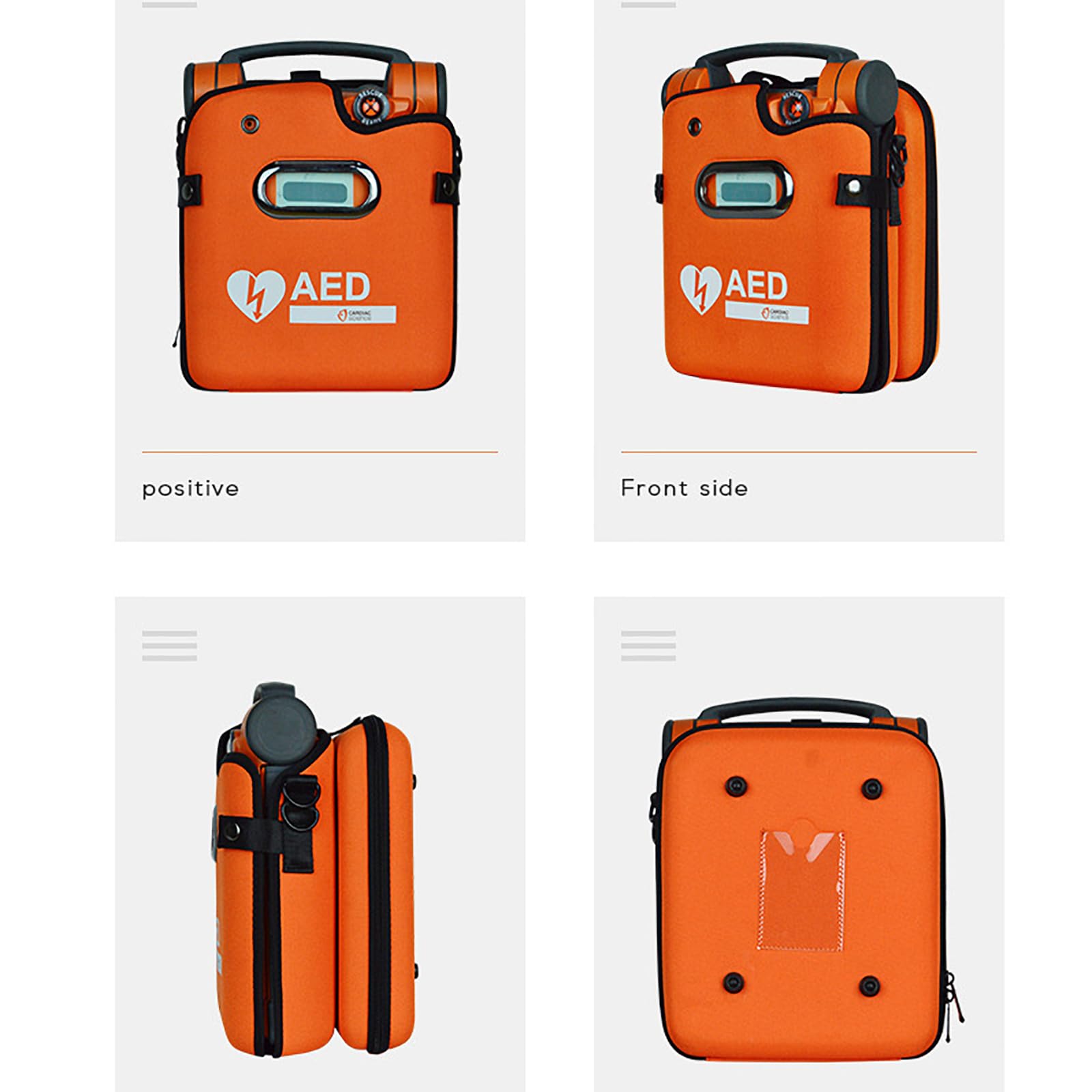 Estuche Transporte para DesfibriladorDEA,Mochila Pequeñaparatraumatismos a Pruebaaguapara Primeros Auxilios con Correa Ajustablepara Hombro,Puede Colocar Una Variedad ModelosDEA,para El Hogar