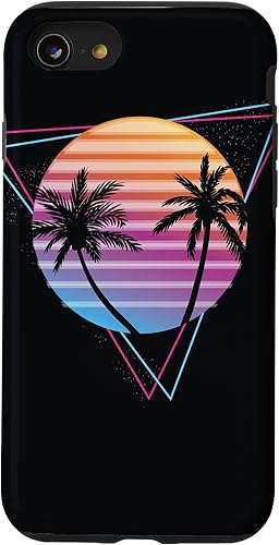 Miniatura 18 de Palm Sunset 80s Vibe Retrowave Synthwave Aesthetics - Carcasa para iPhone 16