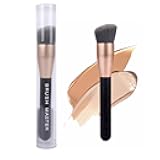 Ecofriendly Foundation Brush for Liquid Makeup Professional Angled Flat Top Kabuki Brush, Premium Quality Makeup Brush, Vegan & Cruelty-Free