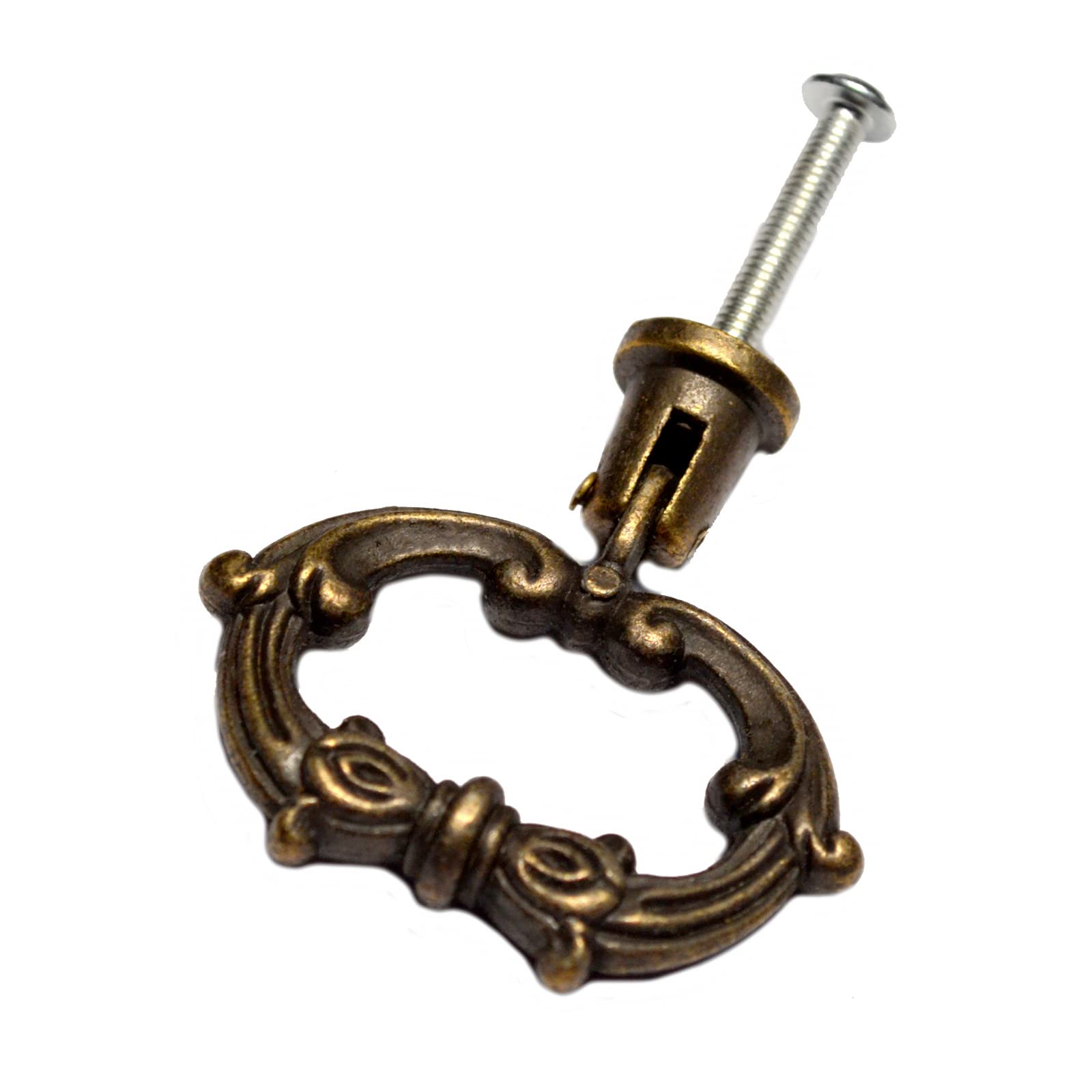 Lot De 8 Poignées De Tiroir En Bronze Antique Pour Placards