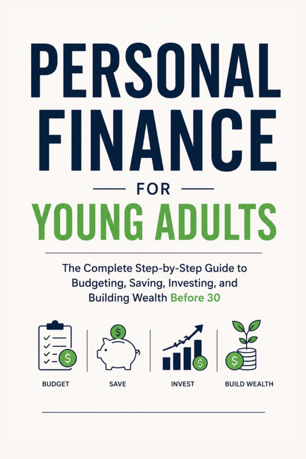 Personal Finance for Young Adults: The Complete Step-by-Step Guide to Budgeting, Saving, Investing, and Building Wealth Before 30