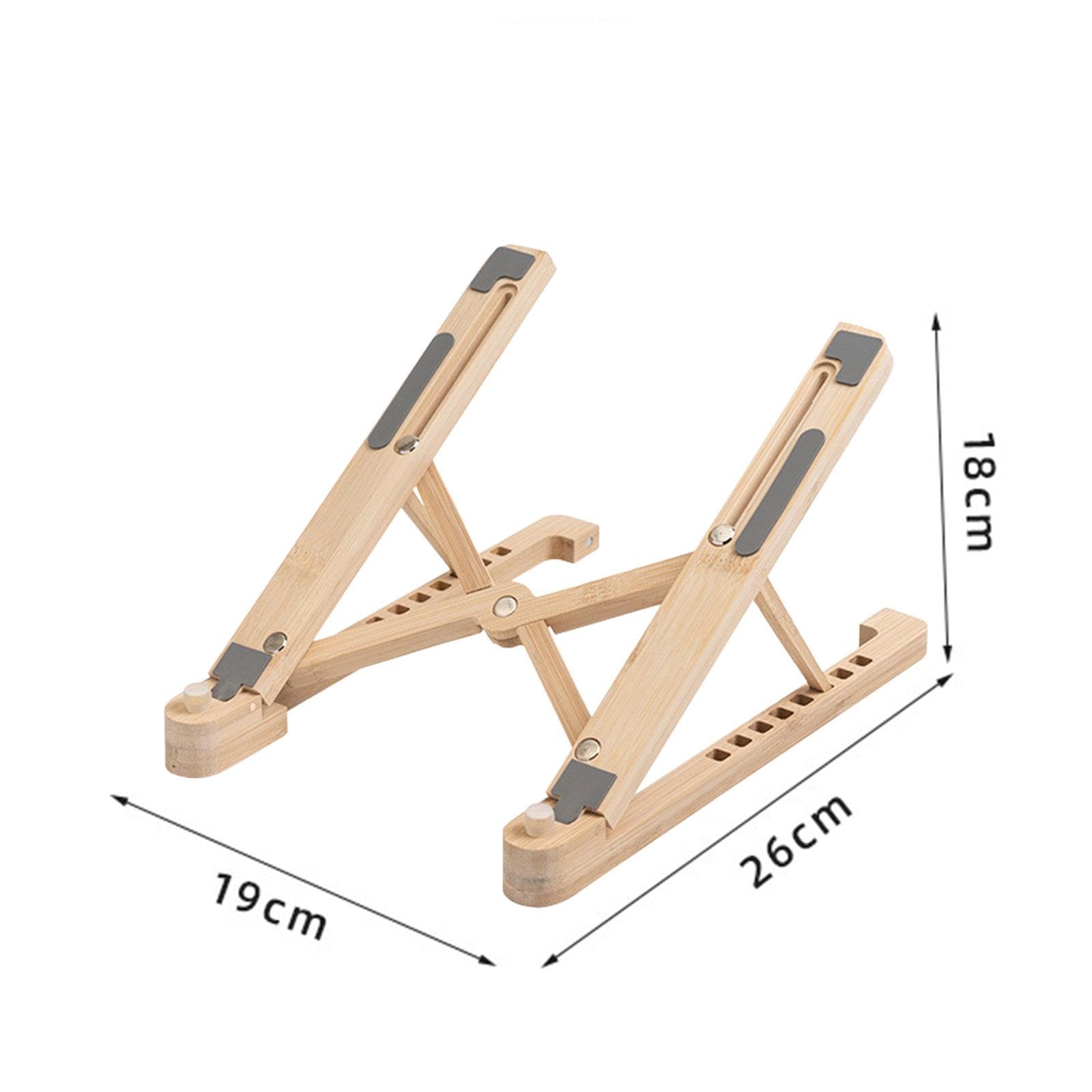 Supporto per Laptop Supporto per Laptop Supporto per Laptop Leggero Pieghevole Portatile Universale Supporto per Computer Regolabile in Altezza a 8, Beige