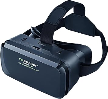 VR Headset Mobile Phone Virtual Reality Headset 3D Glasses Helmet VR Goggles for TV Movies Video Games Support iOS Android 4.7" to 7.3" Mobile Screen B95
