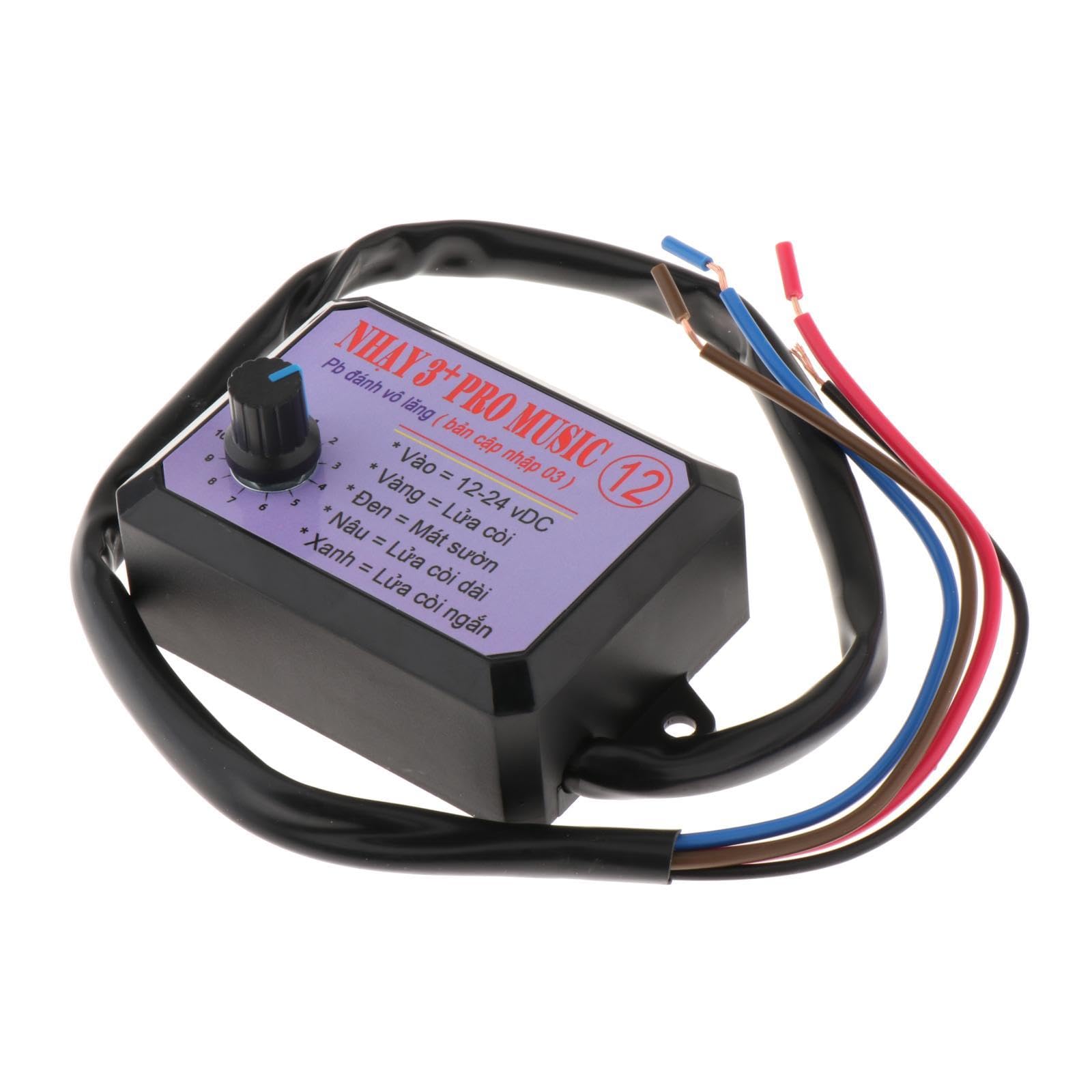 TTETTZ 12V 24V Car Truck Air Horn Controller Control Unit Replace Parts Professional Boat Ship Accessory Control Box Replacement, 12 Sound