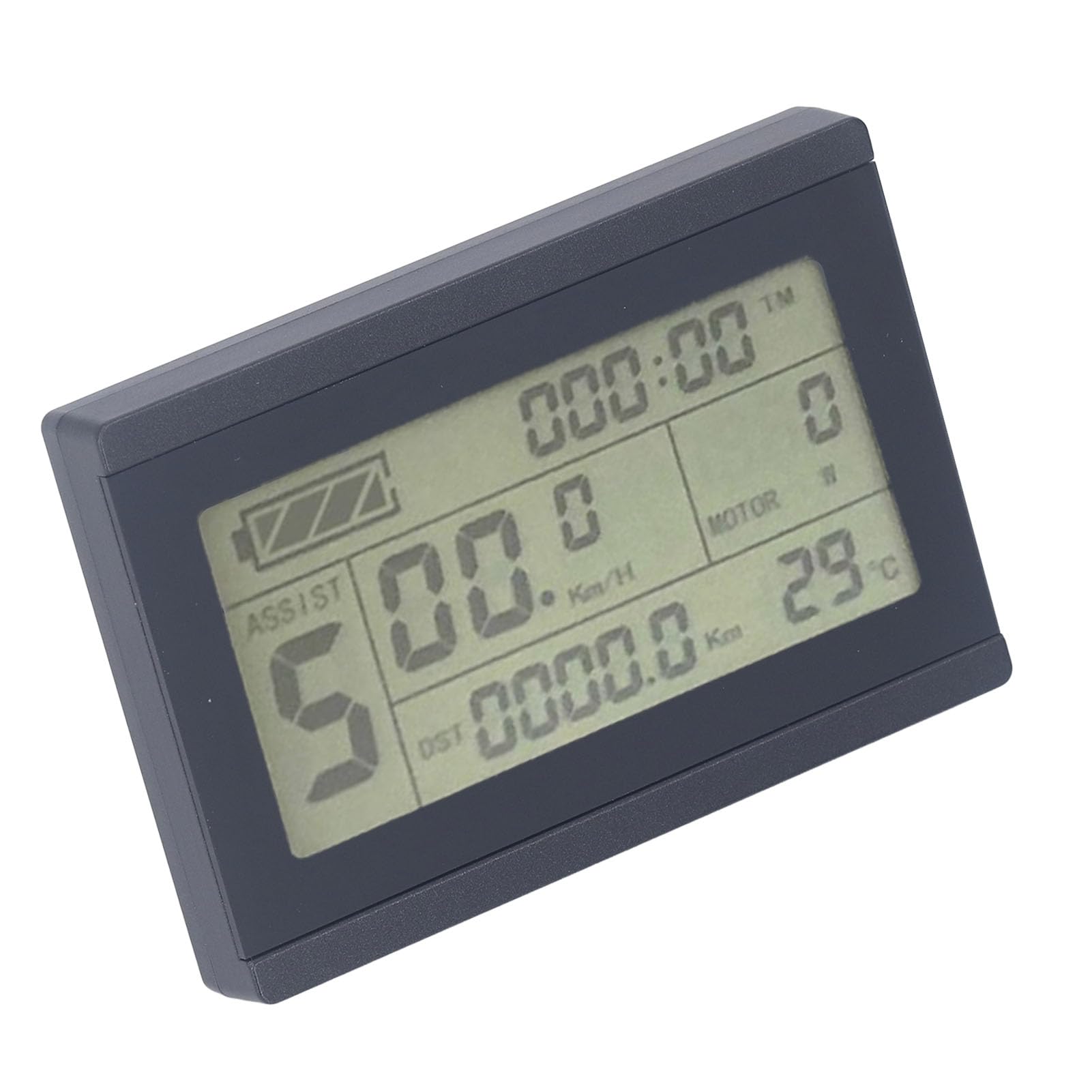 Display LCD per bicicletta elettrica Pannello di controllo retroilluminato impermeabile con monitoraggio dei dati per mountain bike elettrica e bici da pendolare 1 pezzo