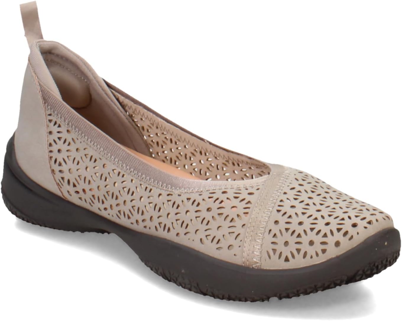 Jambu Women's Emma Ballet Flat, Taupe, 8
