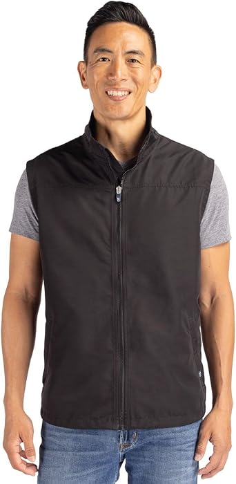 Cutter & Buck Mens Charter Eco Full-zip Vest