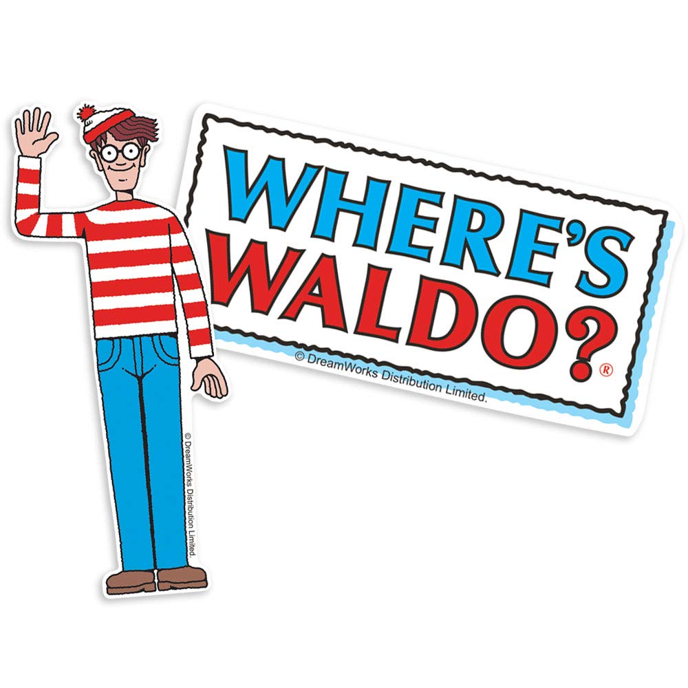 Popfunk Where's Waldo Logo Collectible Stickers - Medium, Friends
