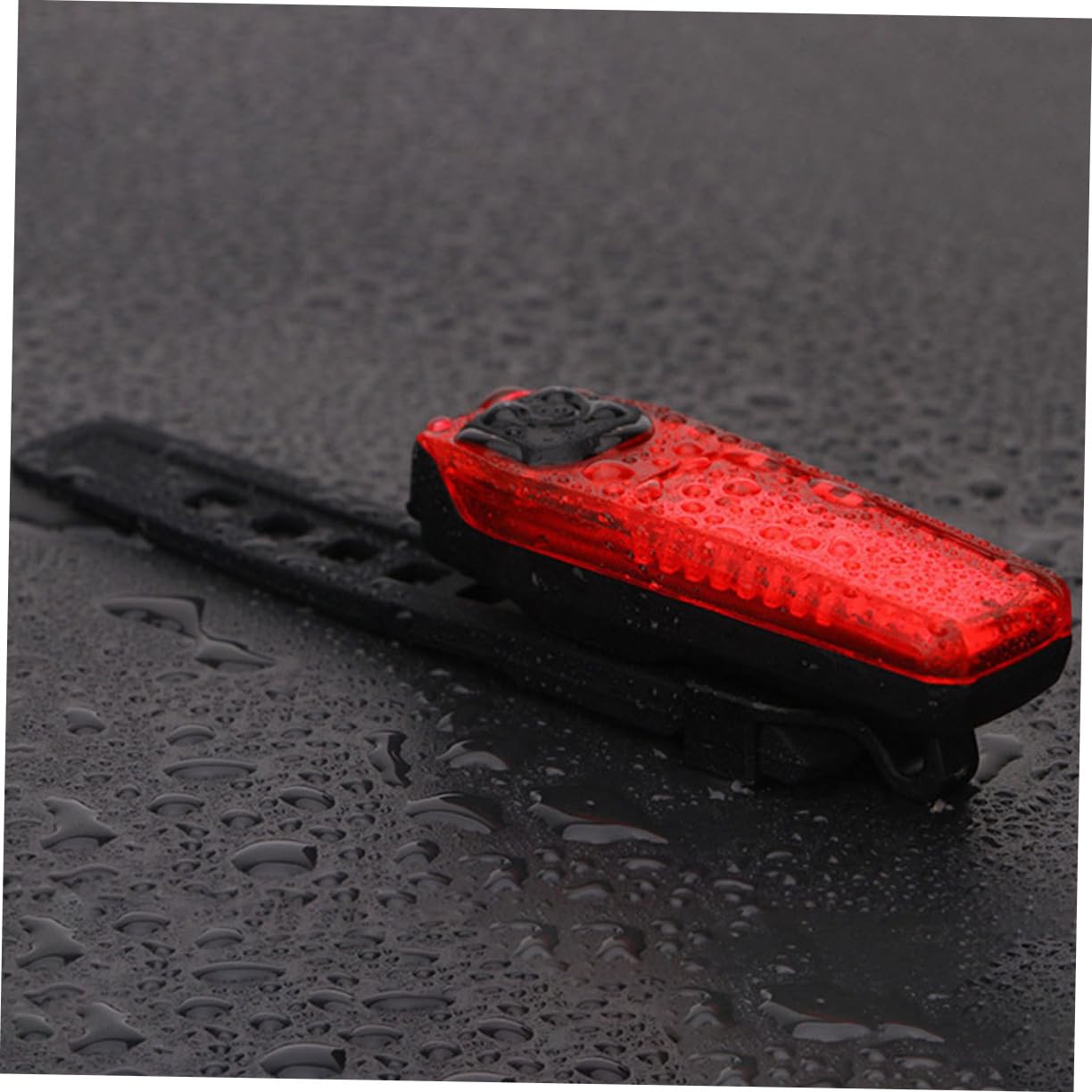 GRIRIW Bike Safety Lamp USB Rechargeable Mountain Bike Light Compact Outdoor Riding Tail Light Durable Plastic for Night Riding Cycling Enthusiasts