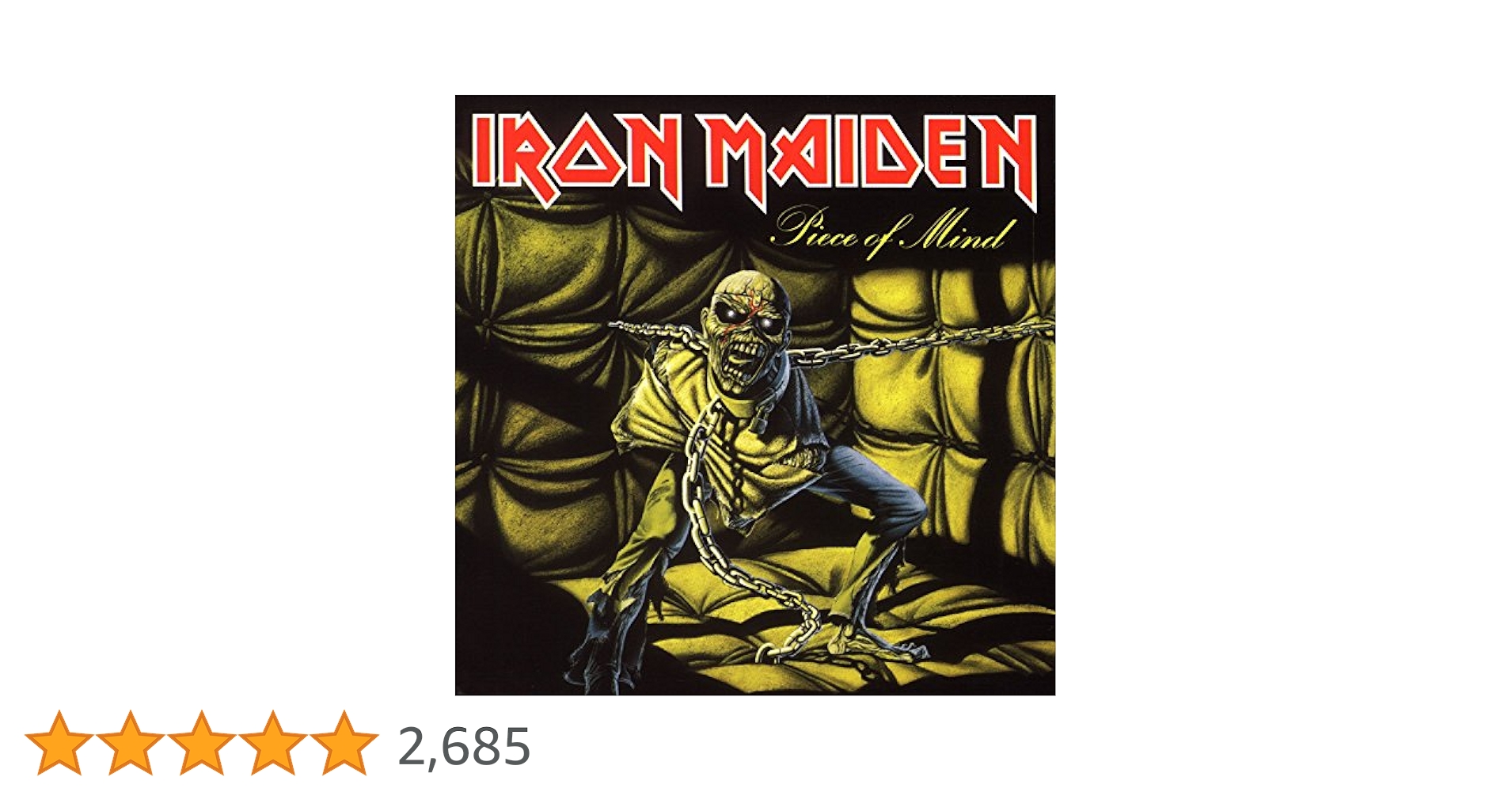 アイアンメイデン頭脳改革IRON MAIDEN/Piece Of Mind LP Amazon.co.jp: Piece of Mind: ミュージック