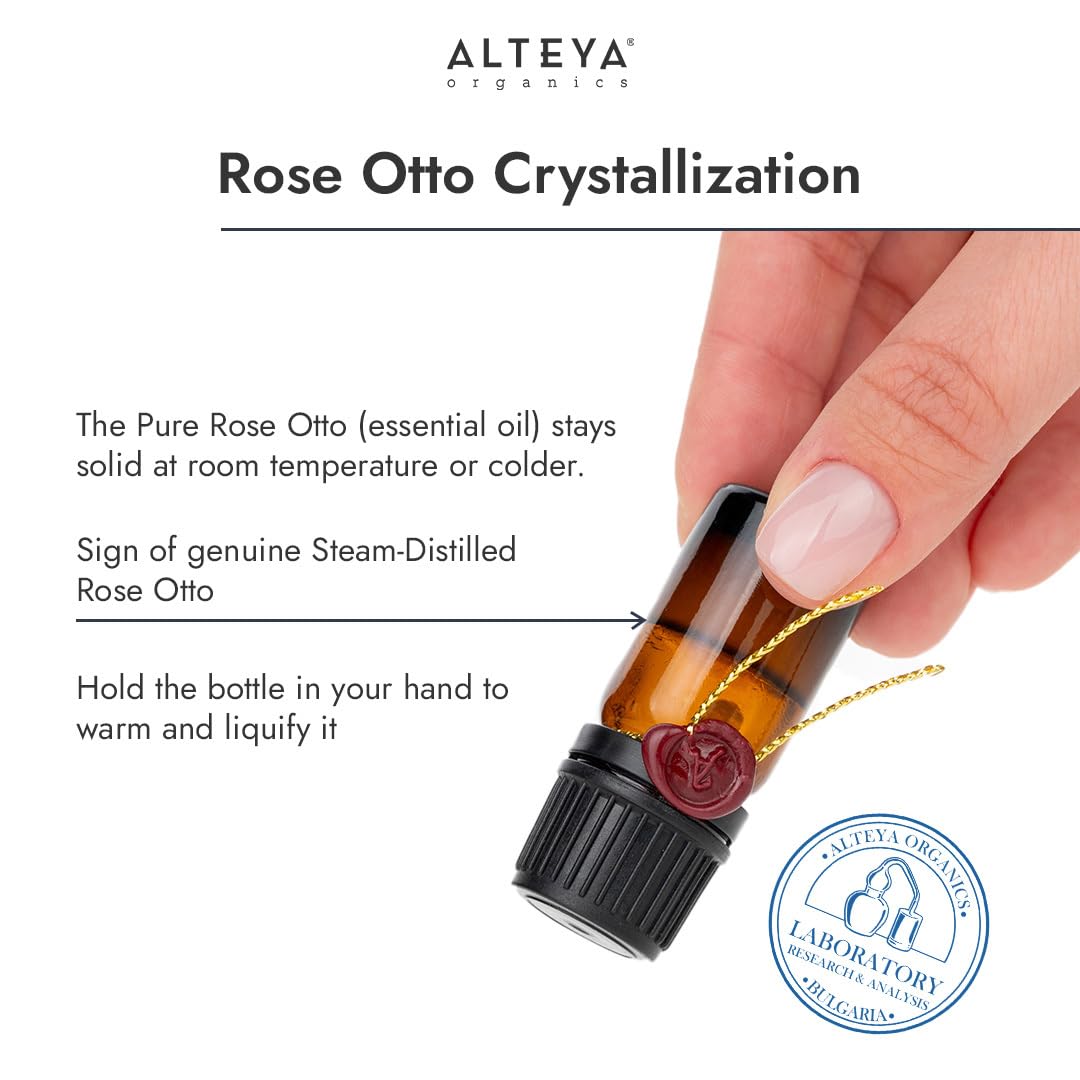 Amazon.com : Alteya Organics Rose Essential Oil, Pure Certified