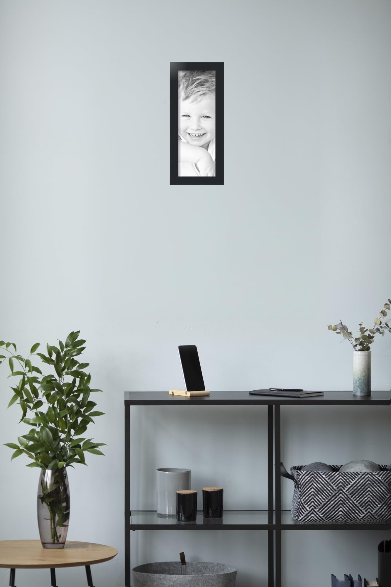 Amazon.com - ArtToFrames 6x16 inch Satin Black Picture Frame