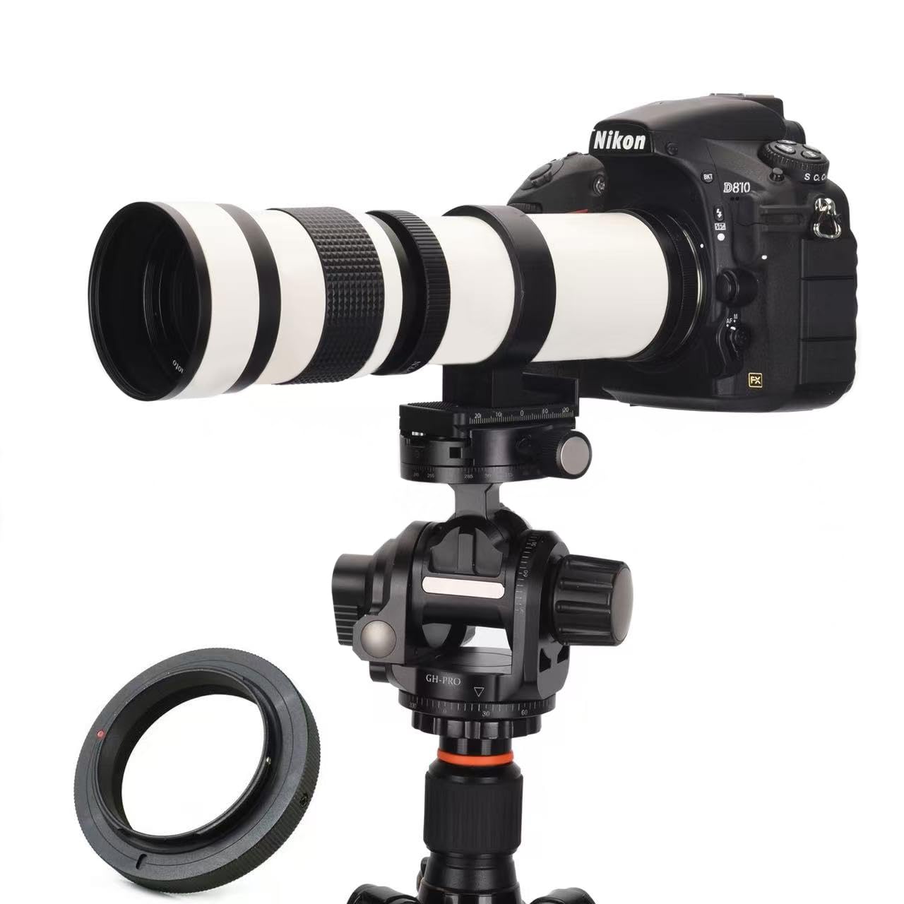 Telephoto Lens for Canon -JINTU EF Mount 420-800mm Manual Focus MF Zoom Lens for Canon EOS Rebel T8i/850D T7i/800D T7/2000D T6/1300D T6s/760D T6i/750D T5i/700D T5/1200D T4i/650D T3i/600D T3/1100D