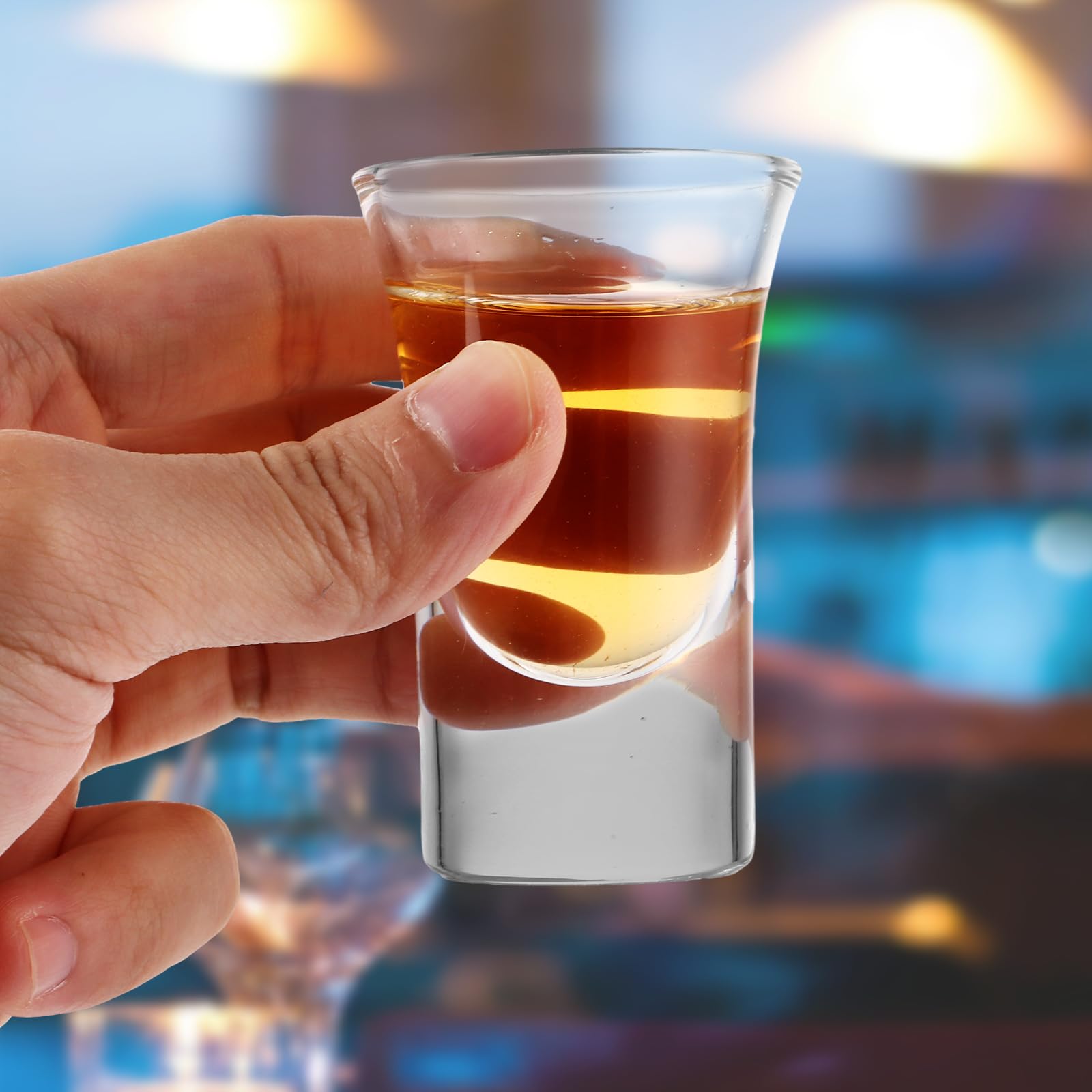 Lot de 12 verres à liqueur, 30 ml, support à cocktail et verre à liqueur, pour fête, club, bar, boisson