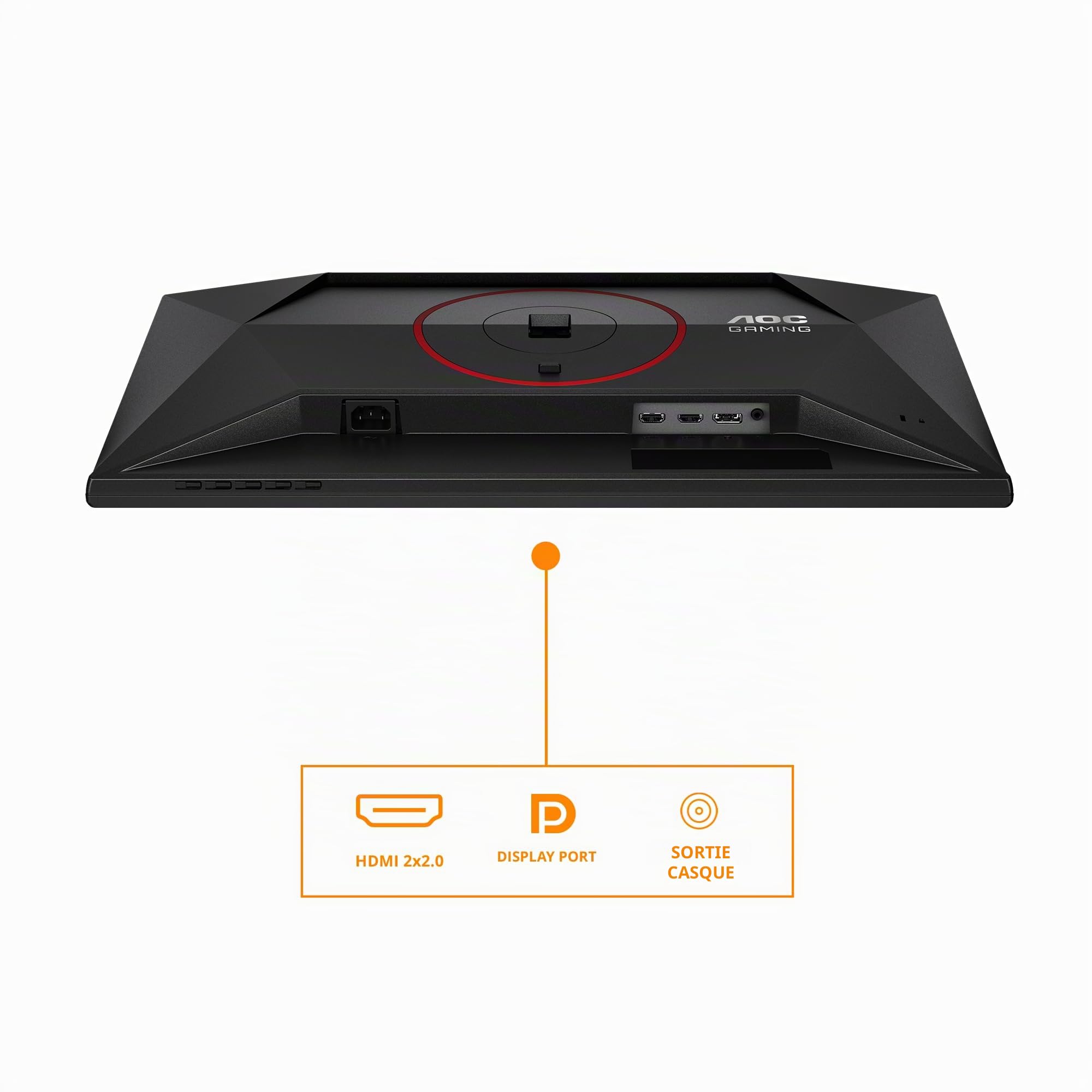 AOC Moniteur 25G4ZR 25 Pouce 260Hz, Fast IPS Dalle, 1ms GtG, HDR10, G-Sync Compatible, Ajustable en Hauteur, (1920x1080 HDMI 2X 2.0 DP 1x 1.4) Noir