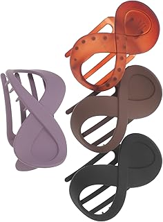 فوميز. مشابك شعر صغيرة بتصميم فرنسي من 4 قطع، مشابك شعر جانبية، مشابك شعر مسطحة، مشابك شعر استرالية، مشابك شعر استرالية لتصفيف الشعر وتقسيم الشعر