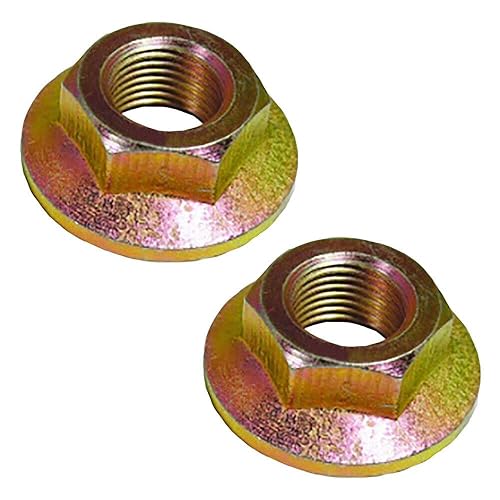 Replacement For Compatible With 2 Deck Spindle Pulley Blade Nuts for MTD for Murray for Troybilt 712-0417A