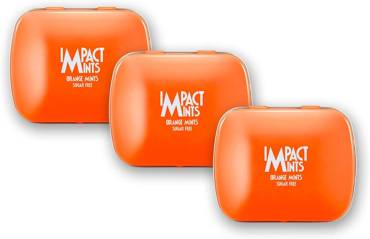 Impact Products Mints Sugar Free Mints Orange 14g - Pack of 3, 42 g