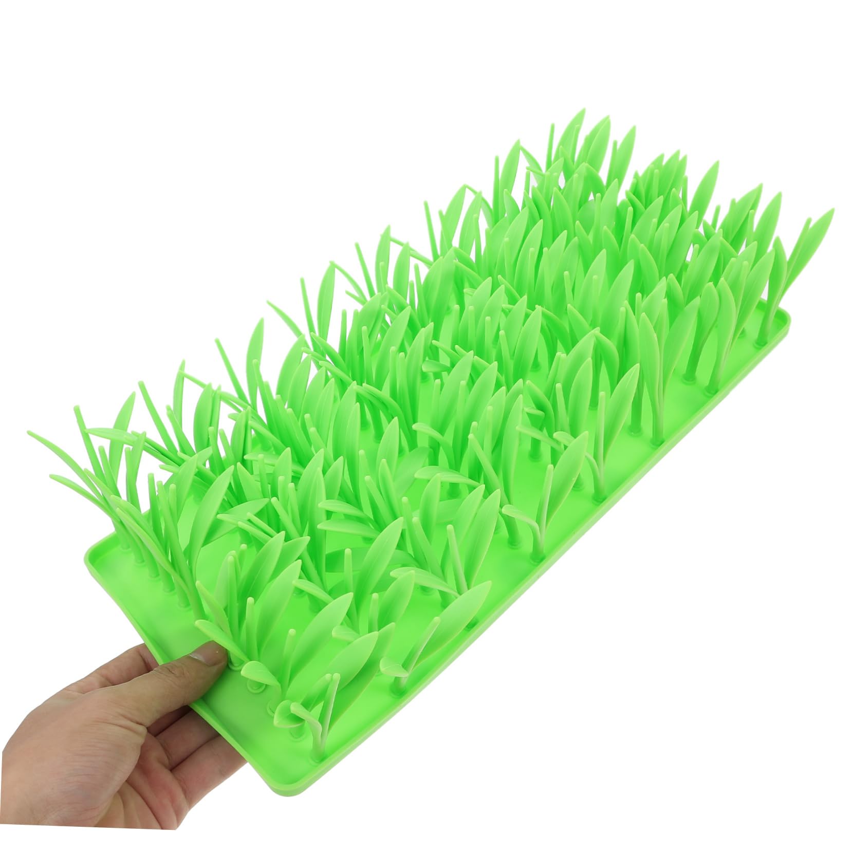 Toddmomy Futtermatte Slow Feeder für Katzen und Hunde rutschfest Kreatives Gras Design Fördert Langsames Fressen Robust und Vielseitig Geeignet als Hundespielzeug und Welpenbedarf
