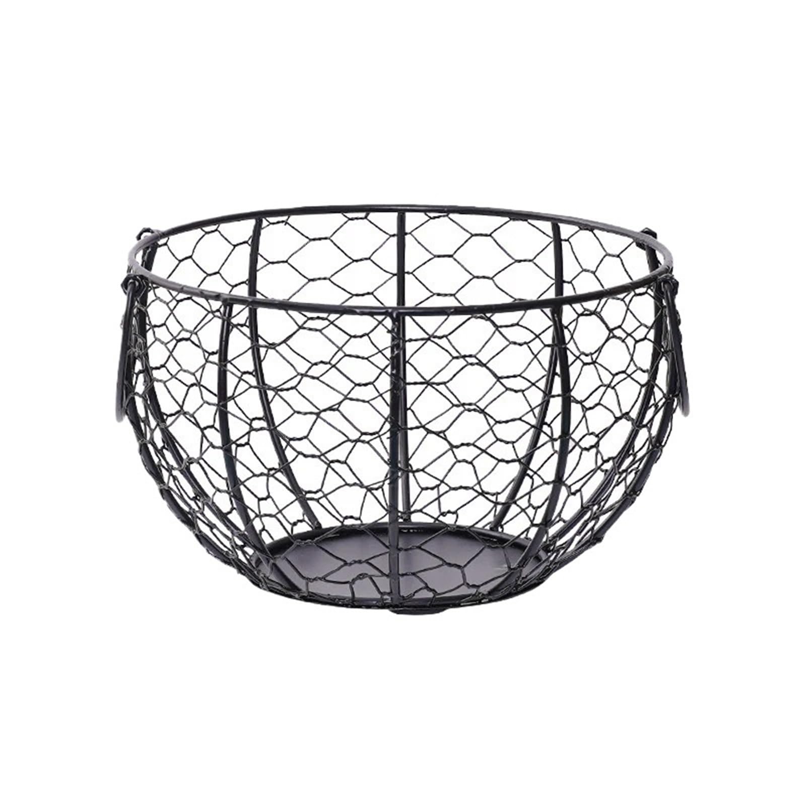 egg basket, Holds 20-25 Eggs, Egg Holder, Organizer Case, Container Basket(White Metal Basket)