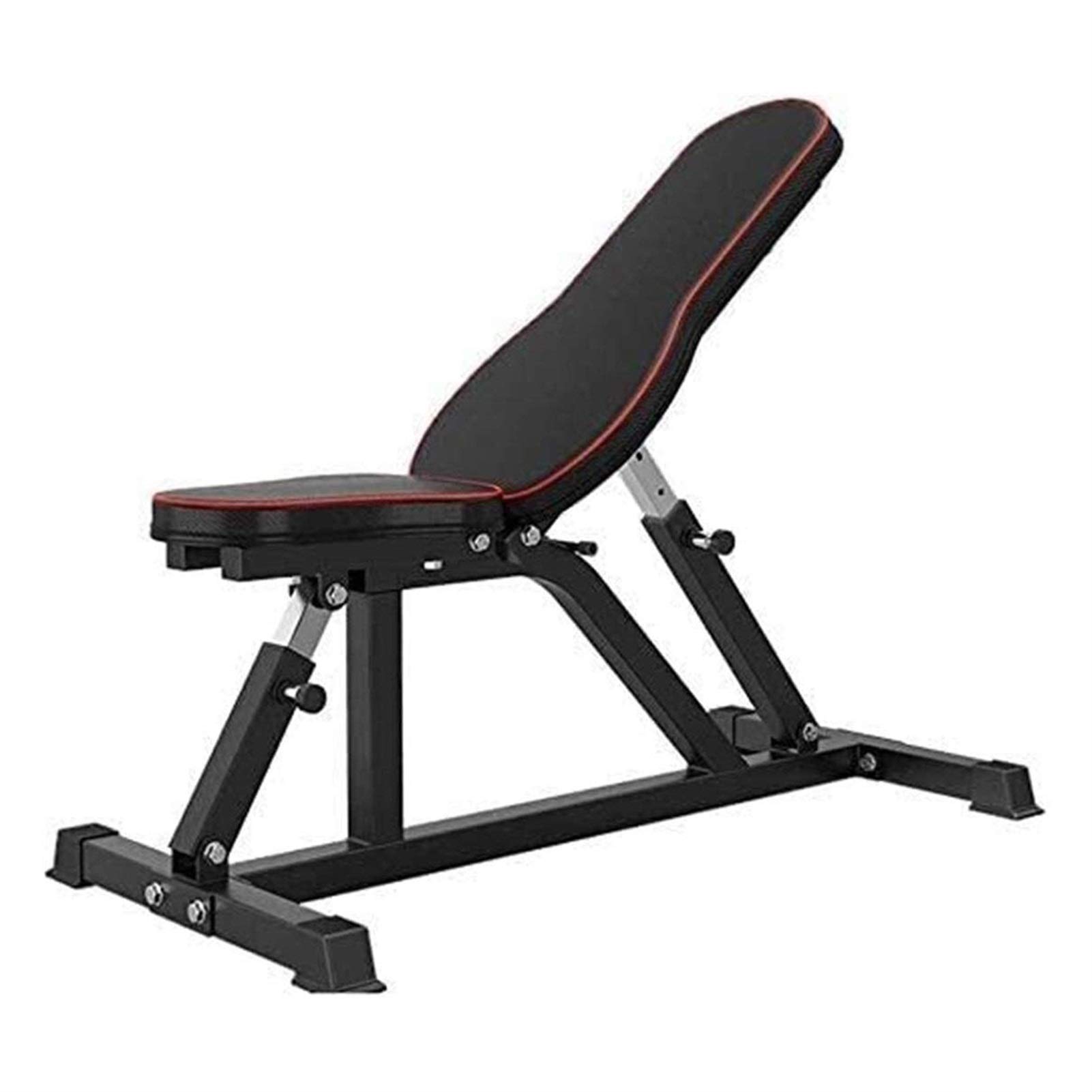 SaryEdge Weight Bench, Adjustable Strength Training Bench, Exercise Bench Dumbbell Stool Professional Adjustable Folding Weight Bench Training Press Sports Equipment Gym,