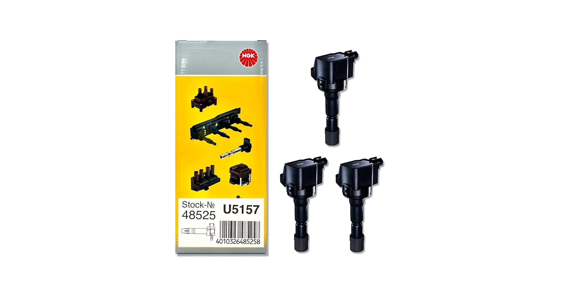 NGK U5157 ダイレクトイグニッションコイル48525 3本セット Amazon | U5157 3本セット 4本セット NGK 日本特殊陶業