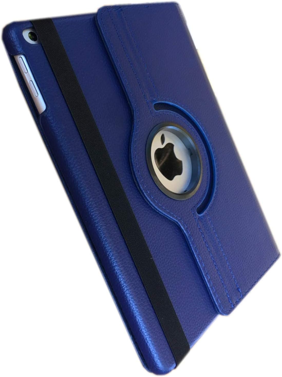 Case for ipad 9th 7th / 8th Generation 10.2 inch Model MK2K3LL/A MK2L3LL/A MK2N3LL/A, MK2P3LL/A- 360 Degree Rotating Protective Stand Cover Auto Wake Sleep (Blue)