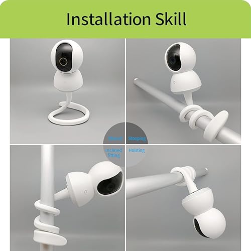 Miniatura 4 de Soporte flexible para monitor de bebé compatible con Vtech VM901VM919HD, Nanit Pro Smart Baby Monitor y Flex Stand, Eufy SoloCam C210SoloCam