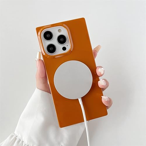 Miniatura 5 de Cocomii Funda cuadrada diseñada para iPhone 14 Pro Max, compatible con MagSafe, delgada, brillante, color sólido, neutros atemporales, fácil de