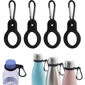 Set of 4 Carabiner Bottle Holder for Belt and Backpack