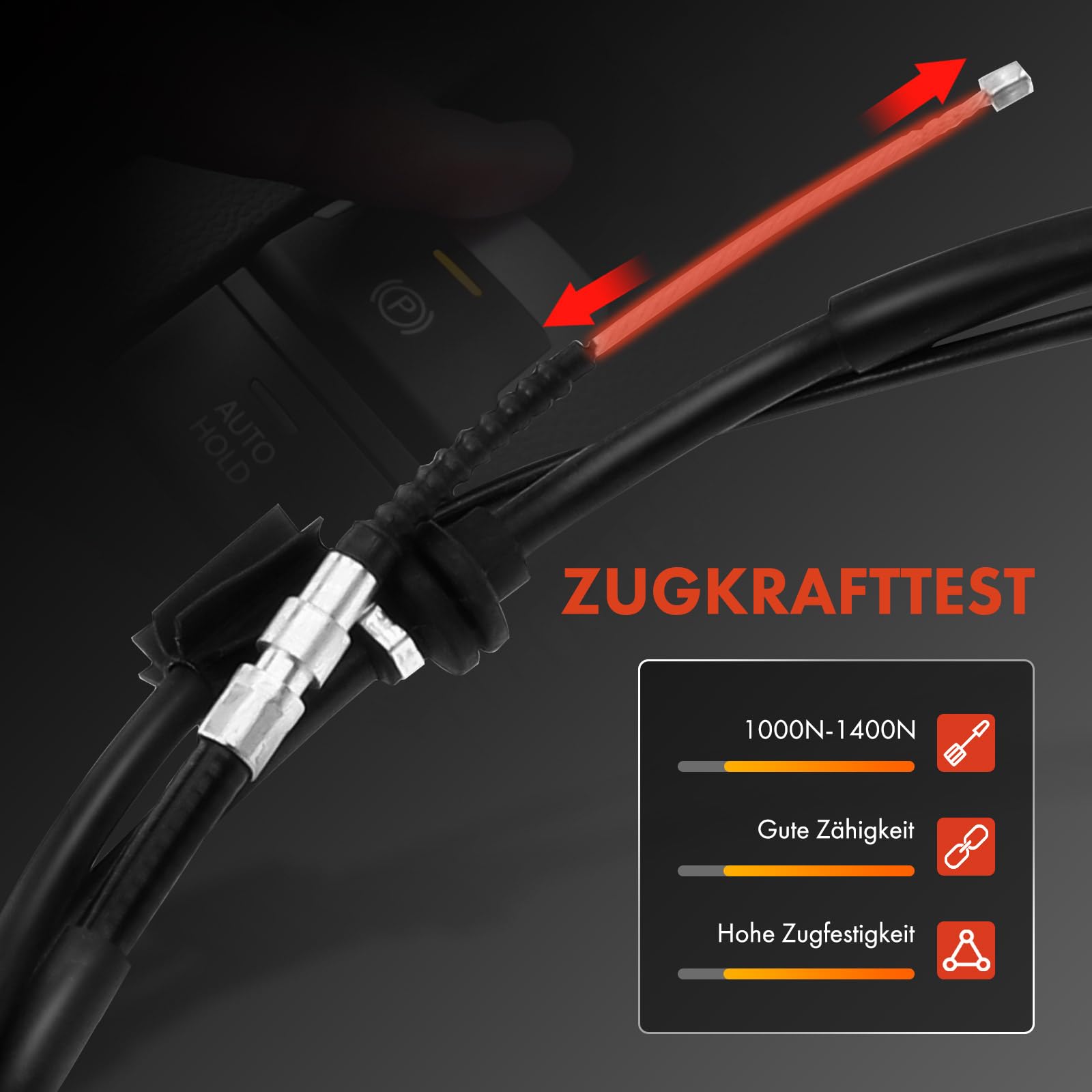 Frankberg Elektrisch Feststellbremse Steuerelement mit Steuergerät Kompatibel mit Discovery III L319 4.4L 2004-2009 Discovery III TAA 4.0L 2005-2009 Replace# SNF500150