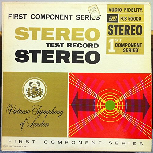 STEREO TEST RECORD FIRST COMPONENT SERIES vinyl record
