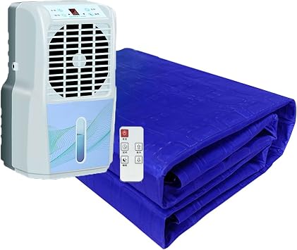 Mattress Cooler Air-Conditioned Water Cooling Mattress, Provide a Cooling pad for a Cool and Comfortable Sleep, 4 Levels of Temperature Adjustable Size 0.7X1.6M
